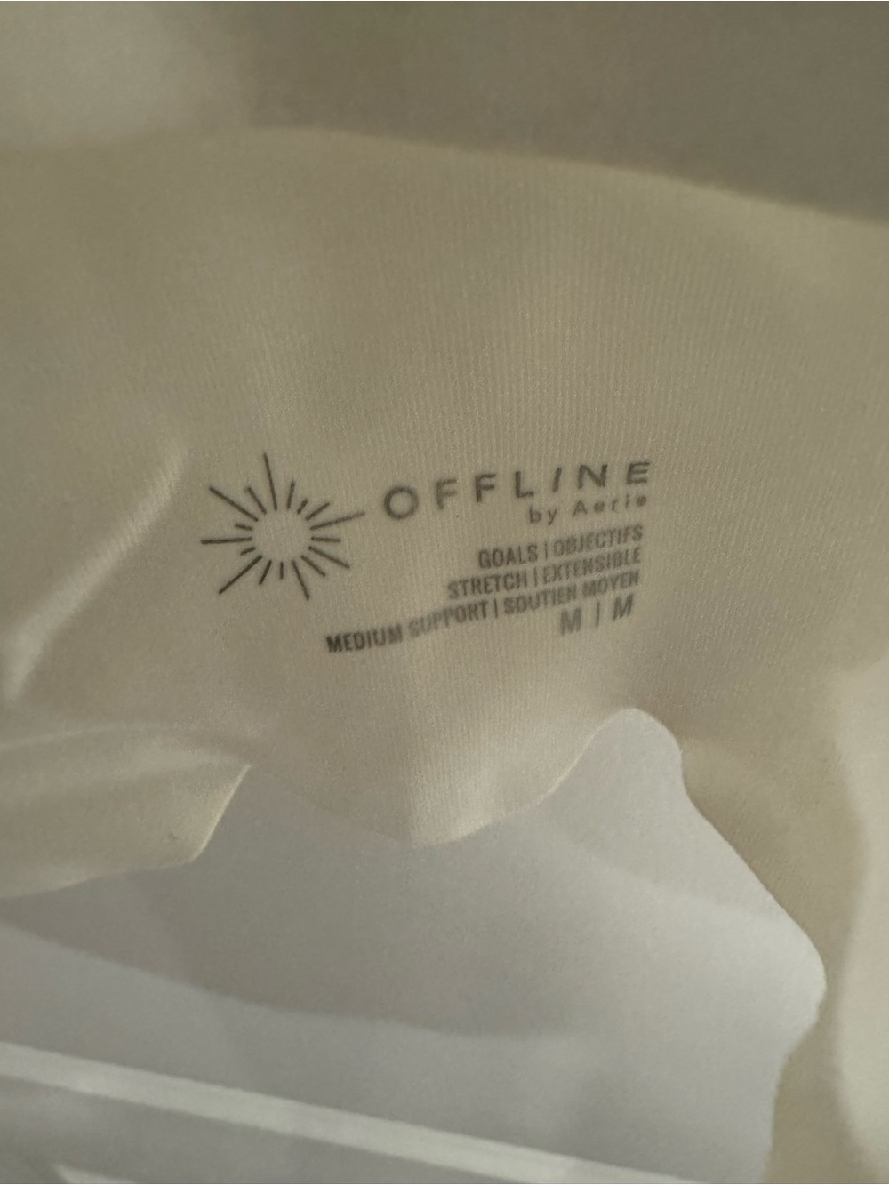 aerie White Scallop-Hem Bralette Tank - Picture 3 of 5